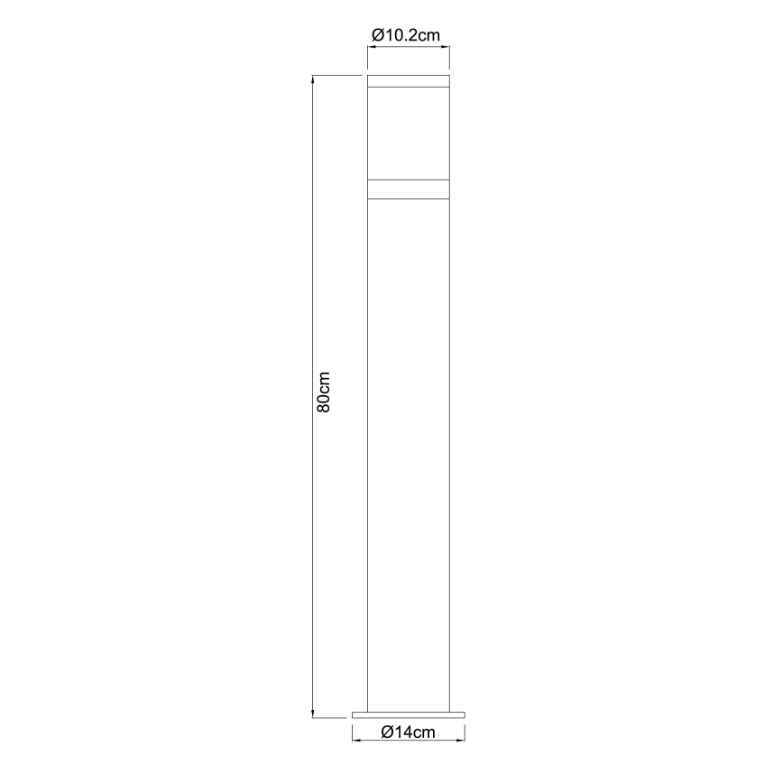 Globo - Kültéri lámpa 1xE27/60W/230V IP44