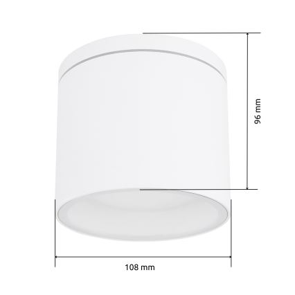 Globo - Kültéri mennyezeti lámpa 1xGX53/11W/230V IP44