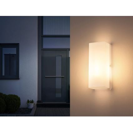 Globo - Kültéri fali lámpatest 1xE27/15W/230V IP44 fehér