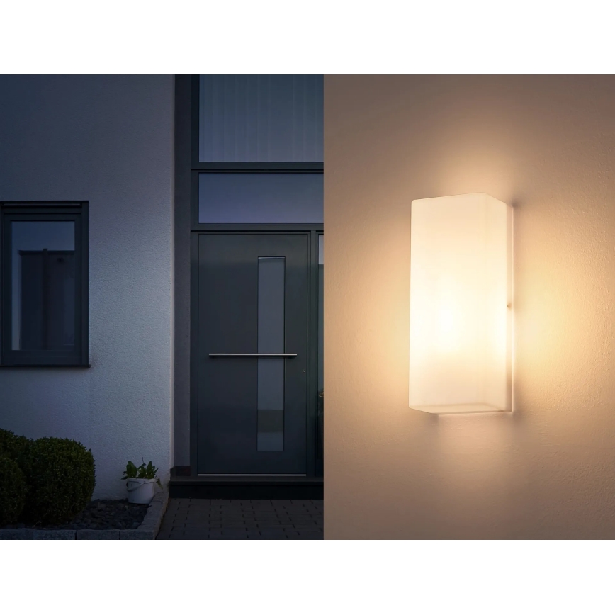 Globo - Kültéri fali lámpatest 1xE27/15W/230V IP44 fehér