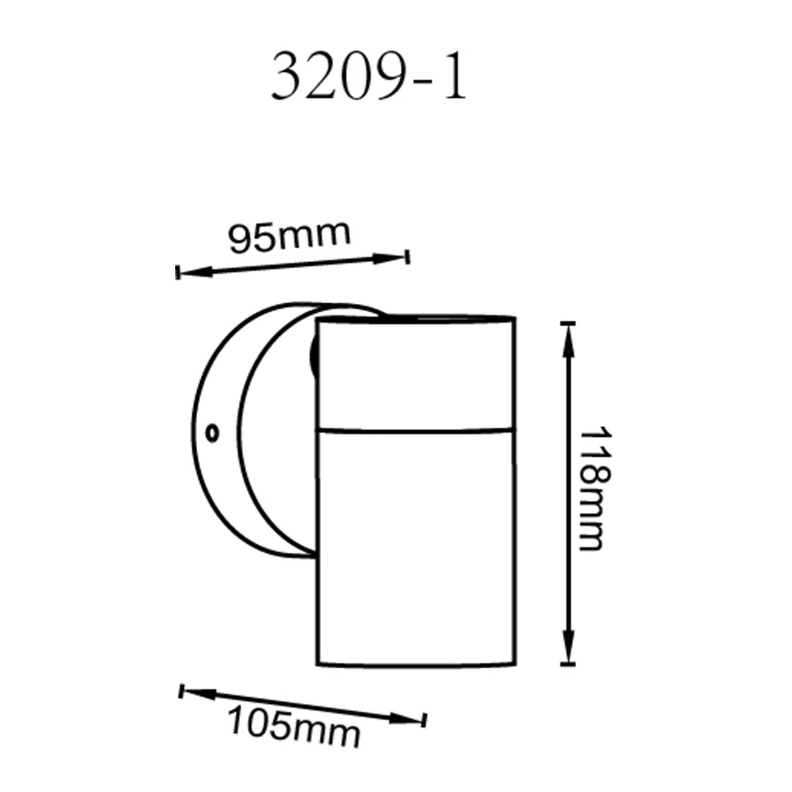 Globo - Fali spotlámpa 1xGU10/35W/230V