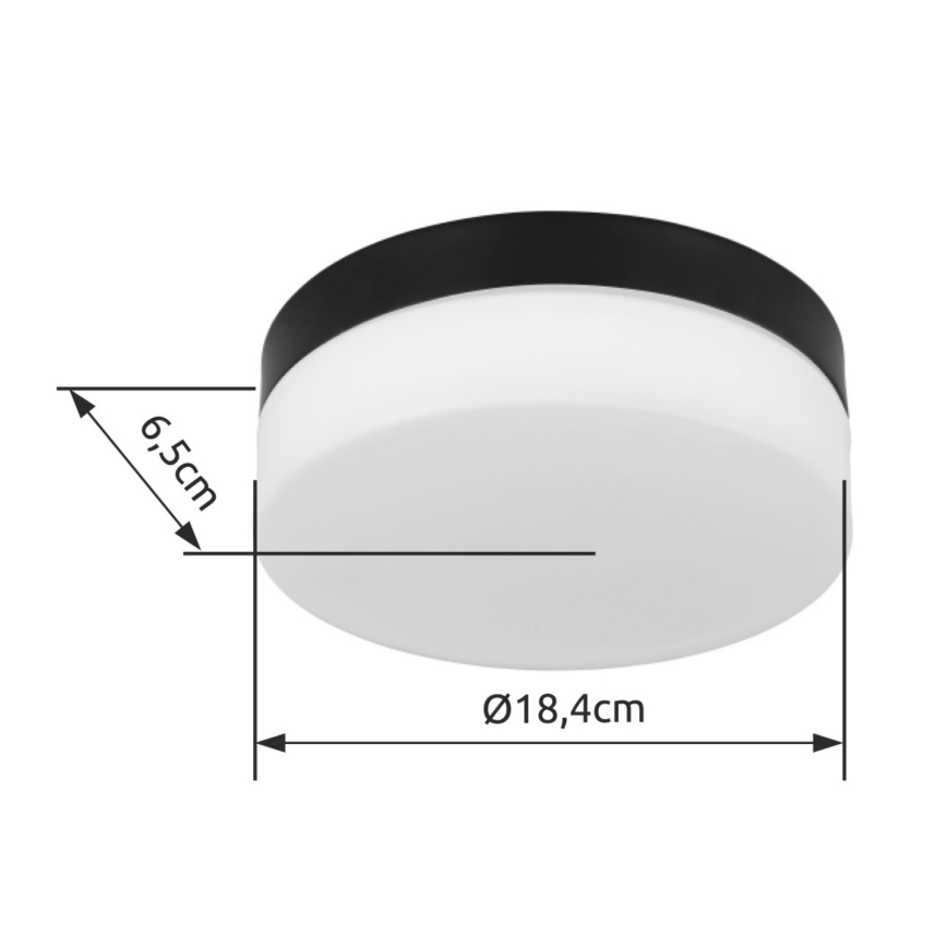 Globo - Fürdőszobai lámpa 1xE27/60W/230V átm. 18,4 cm IP44