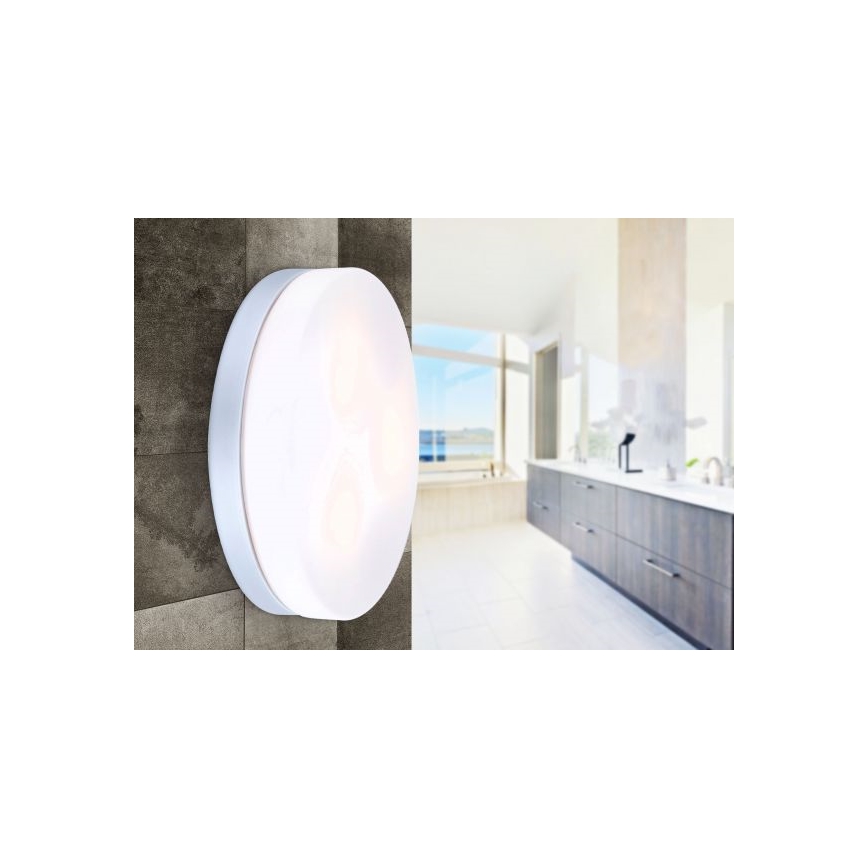 Globo - Fürdőszobai lámpa 3xE27/40W/230V átm. 30 cm IP44