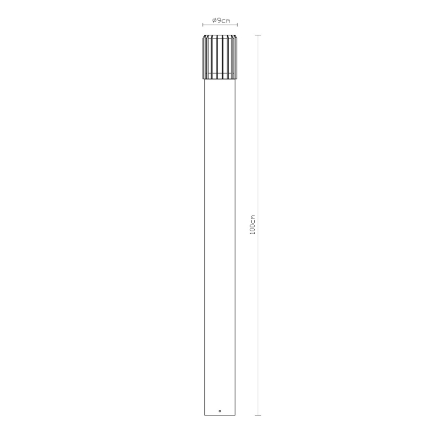Globo - Kültéri lámpa 1xE27/15W/230V IP54 100 cm