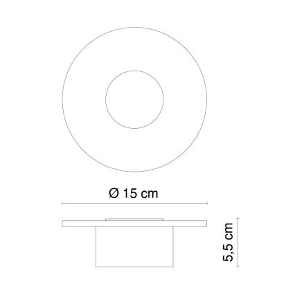 GLOBO 32401 - DANA LED-es kültéri lámpa 10xLED/0,06W/3V