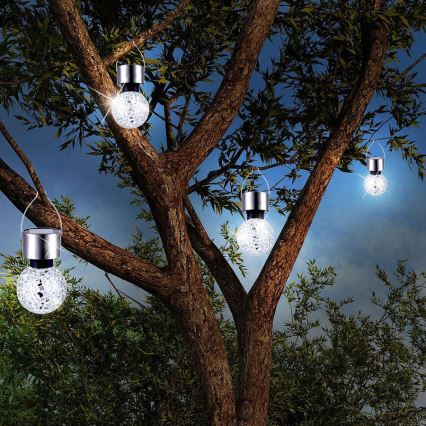 Globo 33056 - Napelemes lámpa 1xLED/0,06W/3,2V IP44 400 mAh