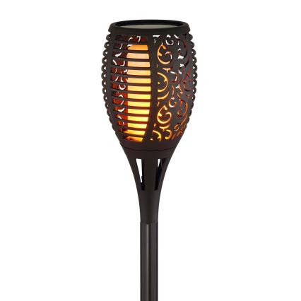 Globo - LED Napelemes lámpa LED/5,4W/3V 1800K IP44 fekete