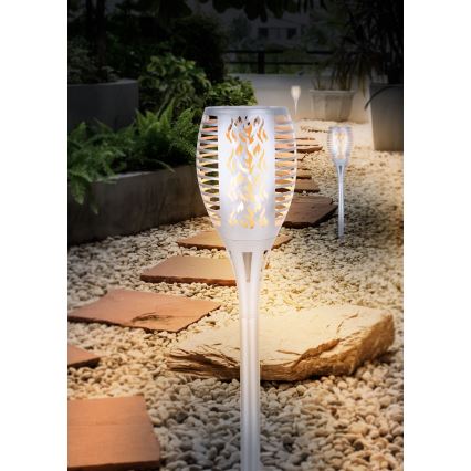 Globo - LED Napelemes lámpa LED/3,6W/3V 1800K IP44 fényezett króm