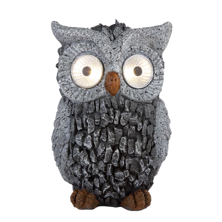 Globo - LED Napelemes lámpa 2xLED/0,06W/3V IP44 bagoly