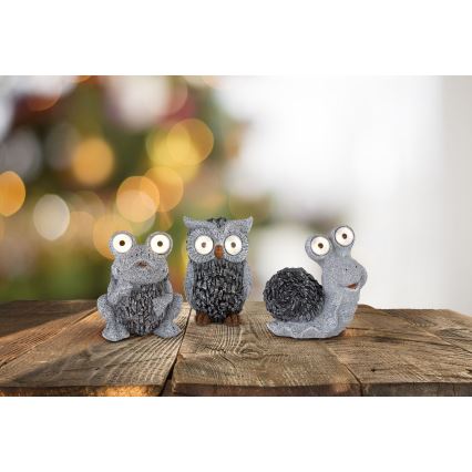 Globo - LED Napelemes lámpa 2xLED/0,06W/3V IP44 csiga