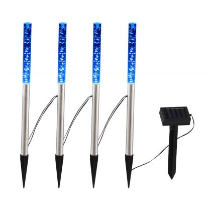 Globo - KÉSZLET 4x LED Napelemes lámpa 4xLED/0,07W IP44 600 mAh