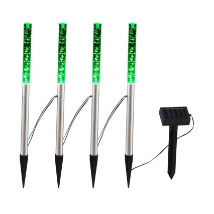 Globo - KÉSZLET 4x LED Napelemes lámpa 4xLED/0,07W IP44 600 mAh