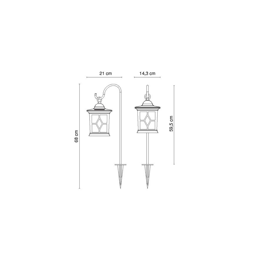 Globo - LED napelemes lámpa LED/0,05W/3,2V IP44 300 mAh