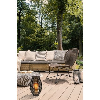 Globo - LED Napelemes lámpa LED/0,06W/3,2V IP44 200 mAh rattan