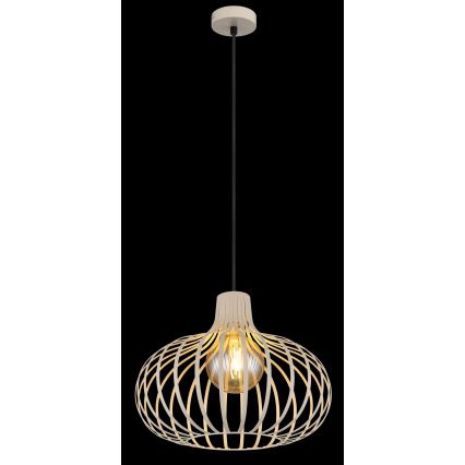 Globo - Kábeles függőlámpa 1xE27/40W/230V bézs