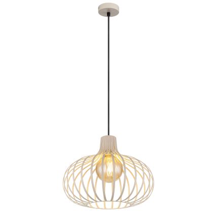Globo - Kábeles függőlámpa 1xE27/40W/230V bézs