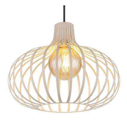 Globo - Kábeles függőlámpa 1xE27/40W/230V bézs
