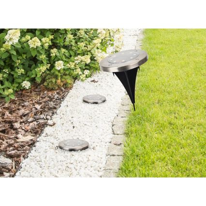 Globo - 4 db-os készlet LED napelemes lámpa LED/0,1W/3V IP44 300 mAh