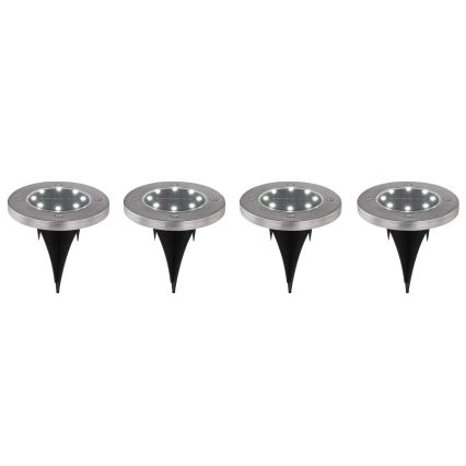 Globo - 4 db-os készlet LED napelemes lámpa LED/0,1W/3V IP44 300 mAh