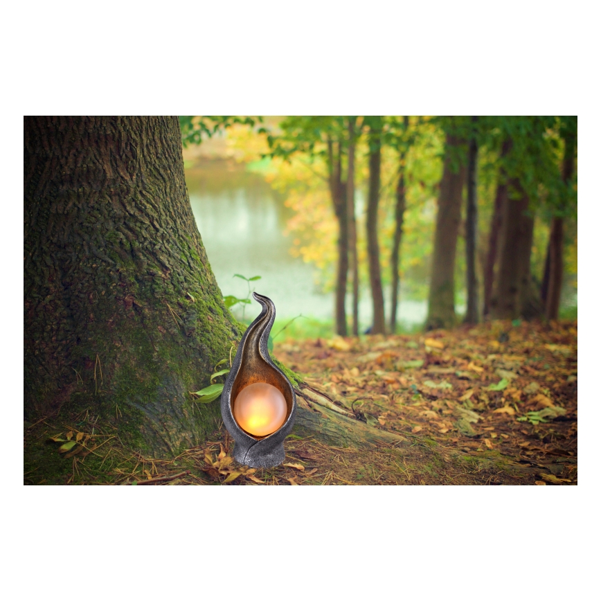 Globo - LED Napelemes lámpa LED/2,16W/3V 3000K IP44 ezüst