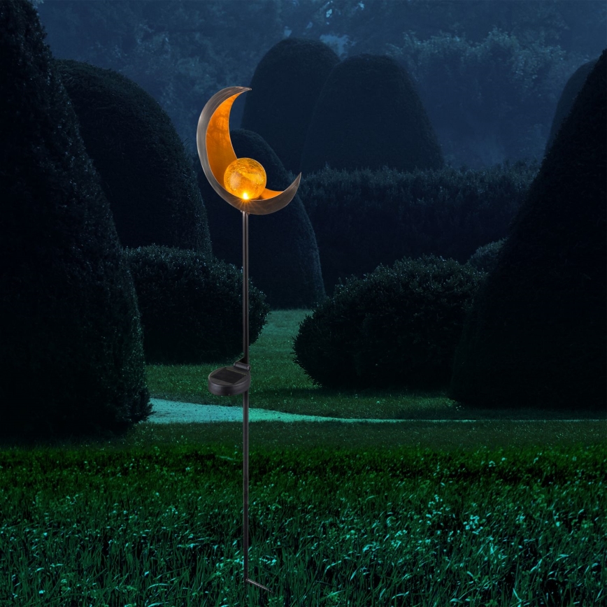 Globo - LED Napelemes lámpa LED/0,02W/3V 600mAh IP44 bronz