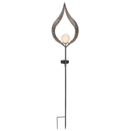 Globo - LED Napelemes lámpa LED/0,06W/3V 600mAh IP44 króm