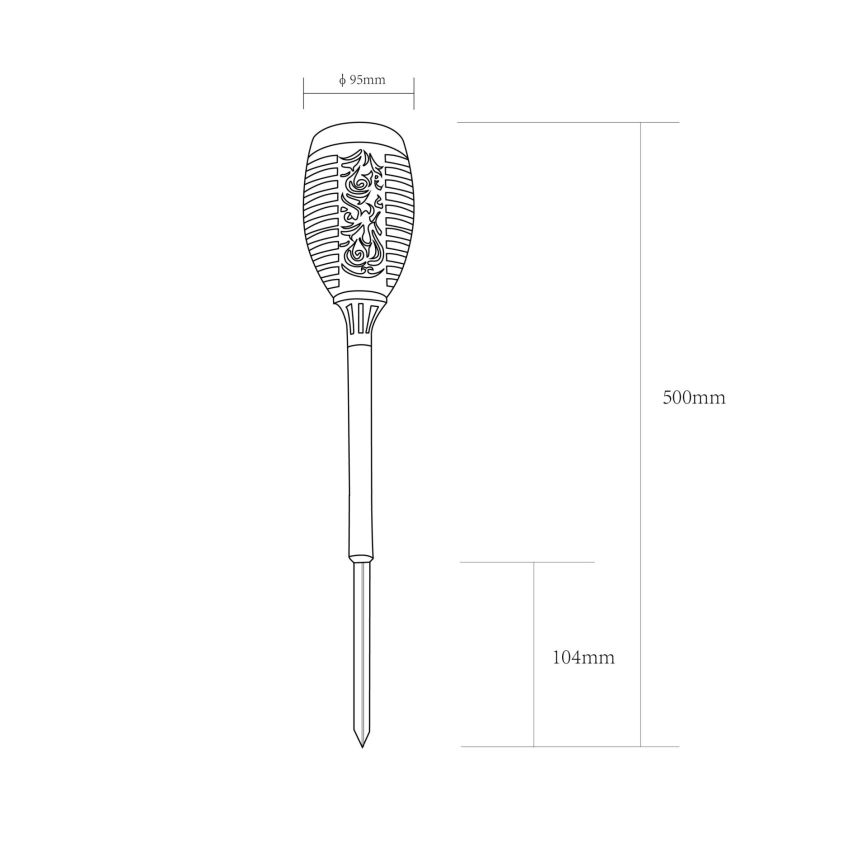 Globo - KÉSZLET 2x LED Napelemes lámpa LED/0,1W/3V IP44