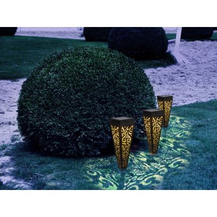 Globo - KÉSZLET 3x LED Napelemes lámpa LED/0,1W/3V IP44