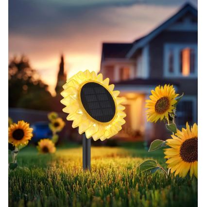 Globo - LED napelemes lámpa LED/0,06W/3V napraforgó IP44 800 mAh