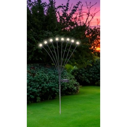 Globo - LED Napelemes lámpa 8xLED/0,06W/3,2V 3000K IP44 300 mAh