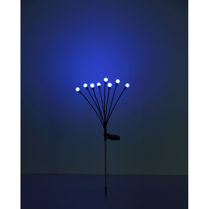 Globo - LED RGB Napelemes lámpa 8xLED/0,06W/3,2V IP44