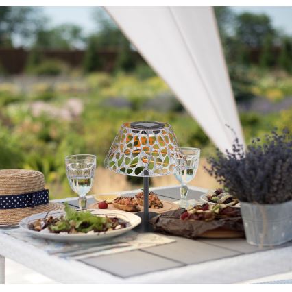 Globo - LED napelemes lámpa LED/0,06W/3V 3000K IP44 300 mAh