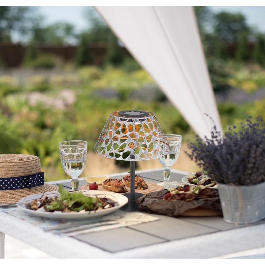 Globo - LED napelemes lámpa LED/0,06W/3V 3000K IP44 300 mAh