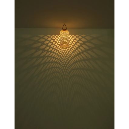 Globo - LED napelemes lámpa LED/0,06W/3V bambusz IP44 600 mAh