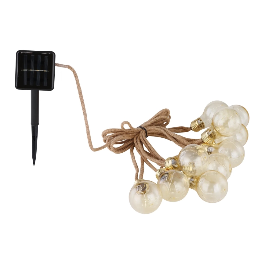 Globo - LED Napelemes dekoratív lánc 50xLED/0,06W/3,2V 570 cm IP44