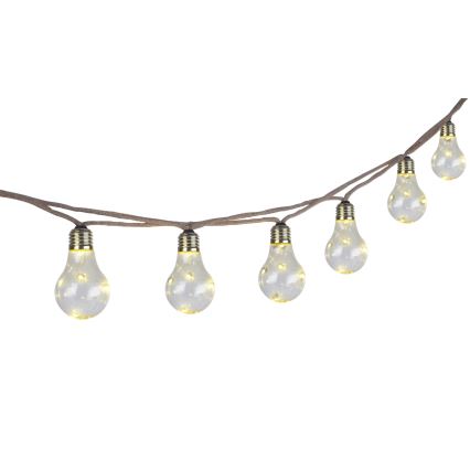 Globo - LED Napelemes dekoratív lánc 50xLED/0,06W/3,2V 570 cm IP44