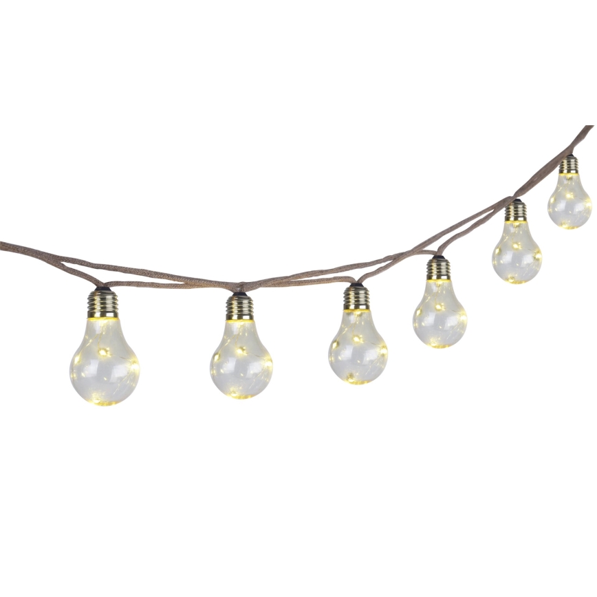 Globo - LED Napelemes dekoratív lánc 50xLED/0,06W/3,2V 570 cm IP44