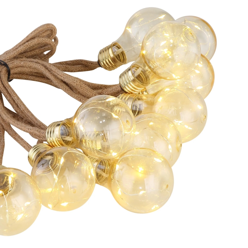 Globo - LED Napelemes dekoratív lánc 50xLED/0,06W/3,2V 570 cm IP44
