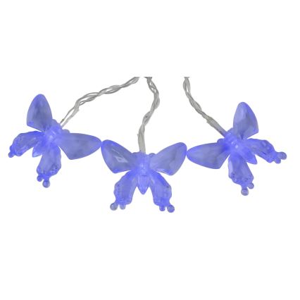 Globo - LED RGB Dekoratív lánc 10xLED/0,06W/3,2V 470 cm IP44