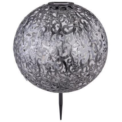 Globo - LED napelemes lámpa LED/0,06W/1,2V ezüst IP44 285x400 mm