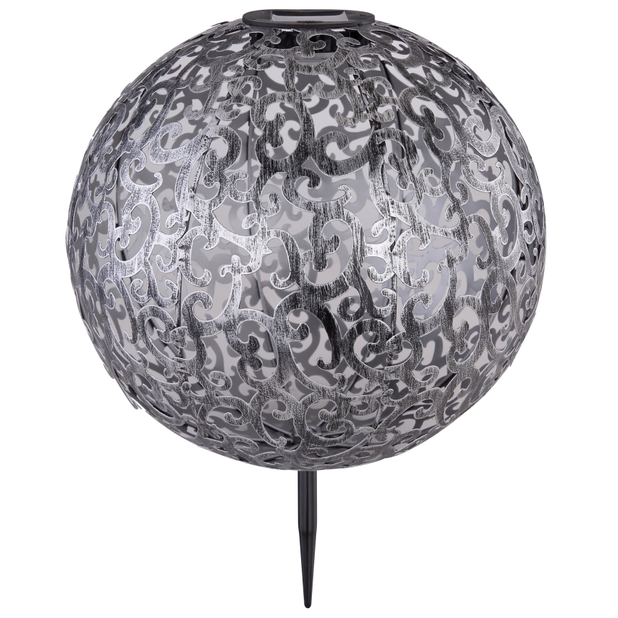 Globo - LED napelemes lámpa LED/0,06W/1,2V ezüst IP44 285x400 mm