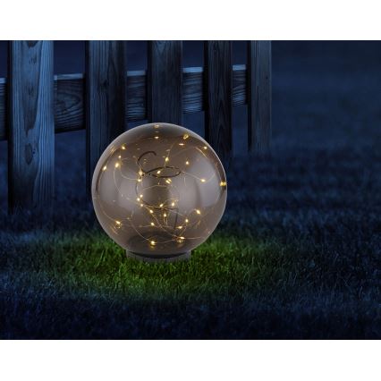 Globo - LED Napelemes lámpa 30xLED/0,06W/1,2V átm. 20 cm IP44