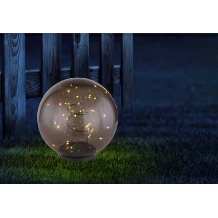 Globo - Napelemes lámpa 40xLED/0,06W/1,2V átm. 25 cm IP44 600 mAh