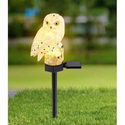 Globo - LED Napelemes lámpa LED/0,06W/3V IP44 bagoly