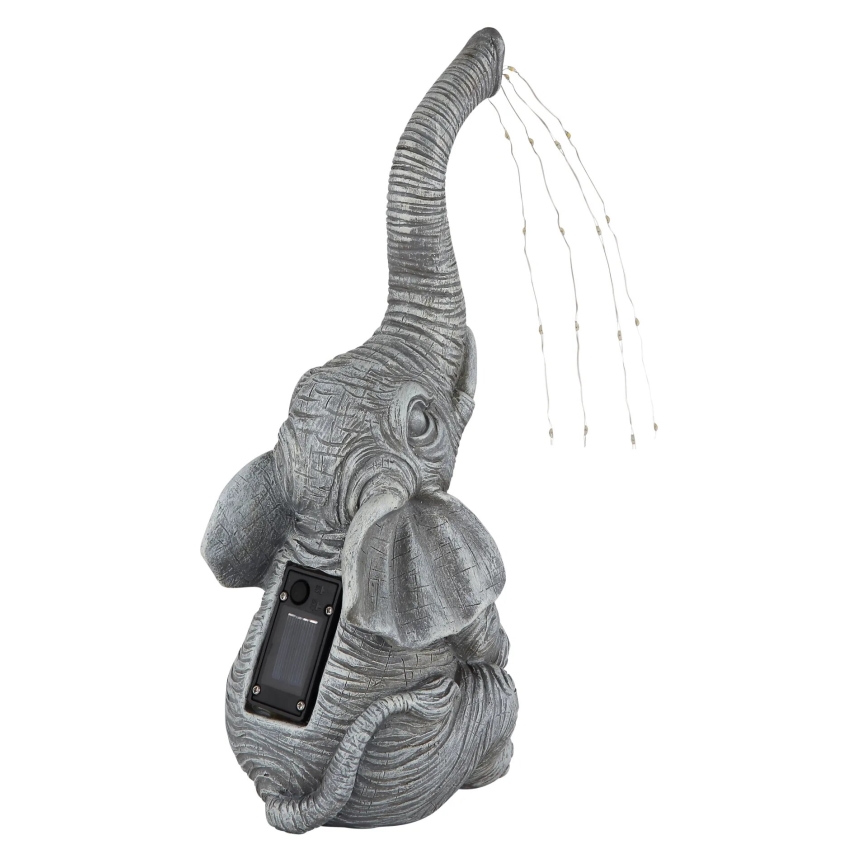 Globo - LED napelemes dekoráció 20xLED/0,02W/3V IP44 300 mAh elefánt