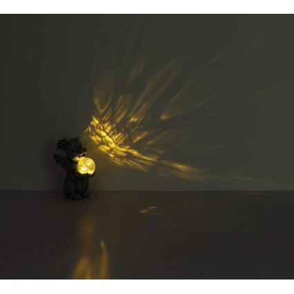 Globo - LED napelemes dekoráció LED/0,02W/3V IP44 sárkány 300 mAh