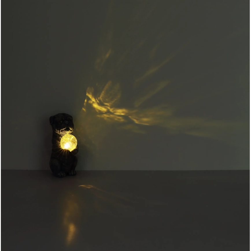 Globo - LED napelemes dekoráció LED/0,02W/3V IP44 300 mAh kutya