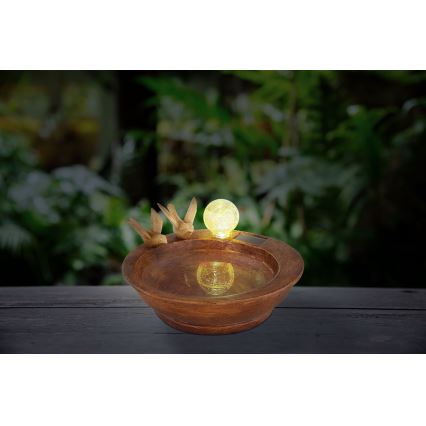 Globo - LED Napelemes lámpa LED/0,06W/3V IP44 madárfürdető