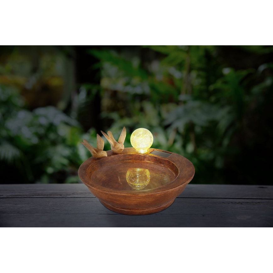 Globo - LED Napelemes lámpa LED/0,06W/3V IP44 madárfürdető