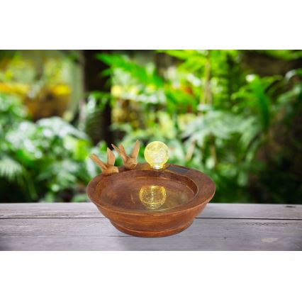 Globo - LED Napelemes lámpa LED/0,06W/3V IP44 madárfürdető